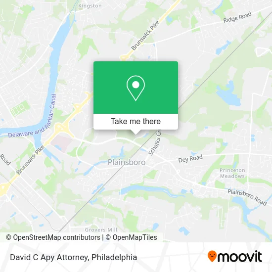 Mapa de David C Apy Attorney