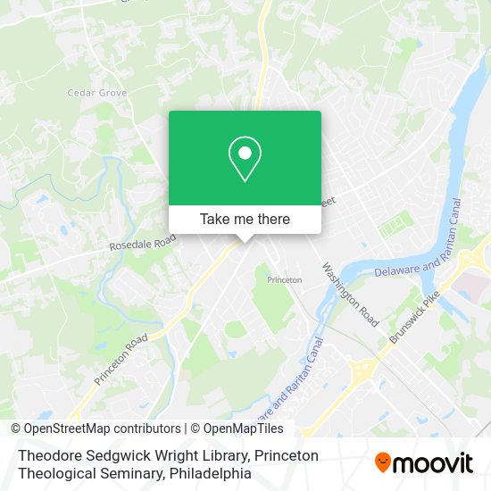 Theodore Sedgwick Wright Library, Princeton Theological Seminary map