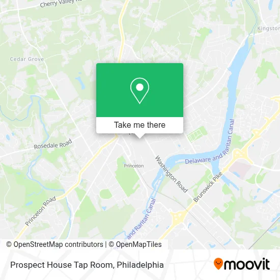 Prospect House Tap Room map