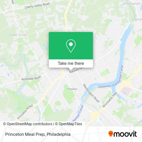 Mapa de Princeton Meal Prep
