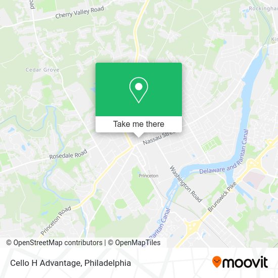 Cello H Advantage map