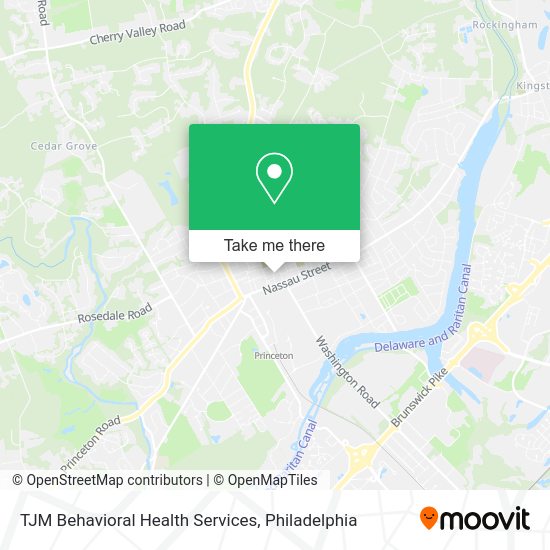 Mapa de TJM Behavioral Health Services
