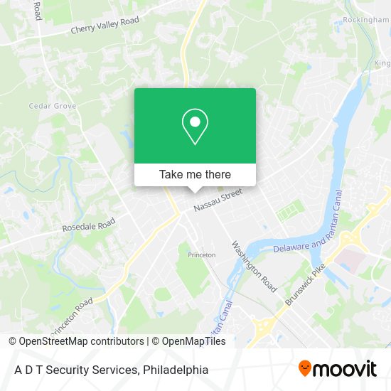 A D T Security Services map