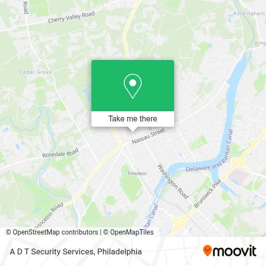 A D T Security Services map