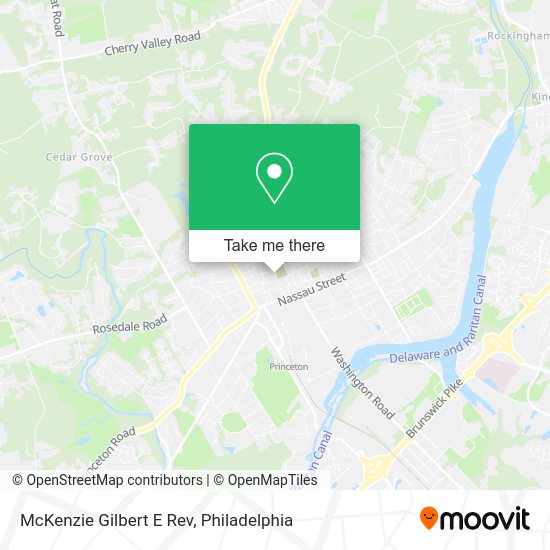 Mapa de McKenzie Gilbert E Rev