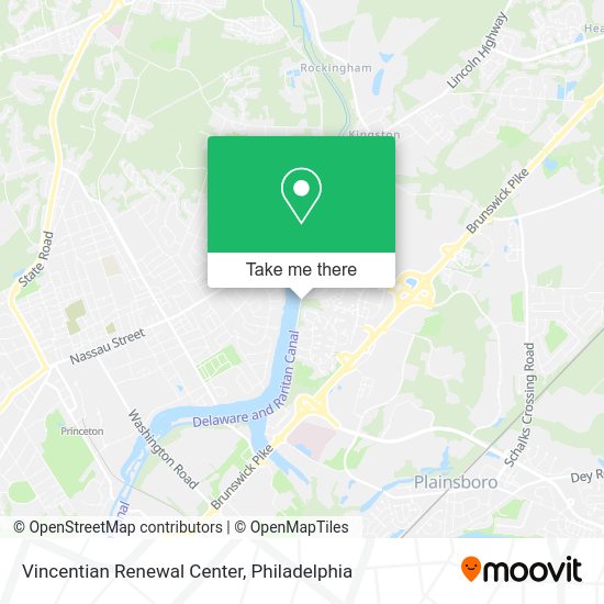 Mapa de Vincentian Renewal Center