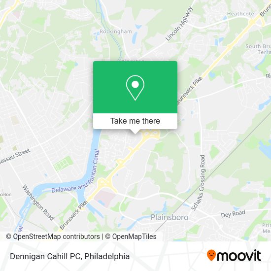 Dennigan Cahill PC map