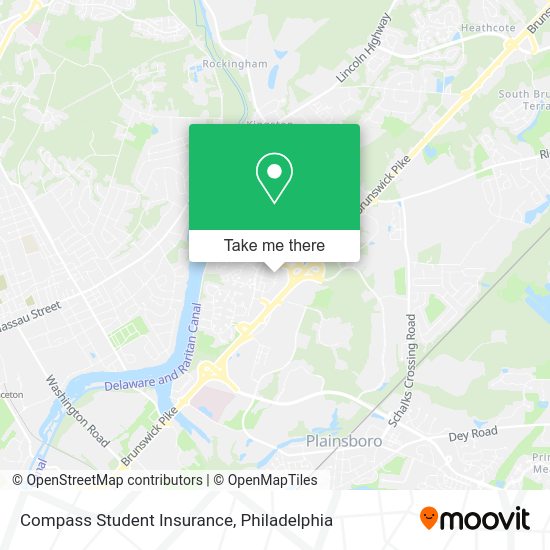 Mapa de Compass Student Insurance