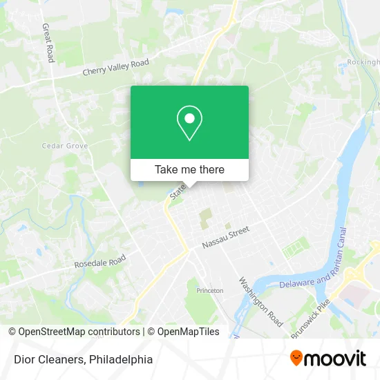 Dior Cleaners map