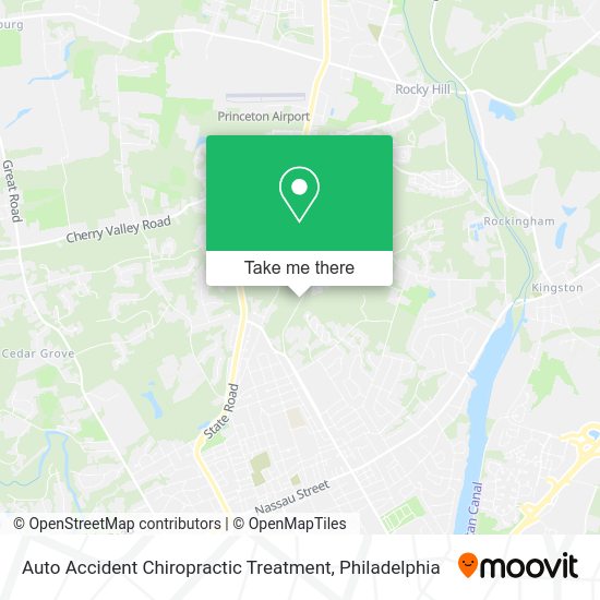 Auto Accident Chiropractic Treatment map