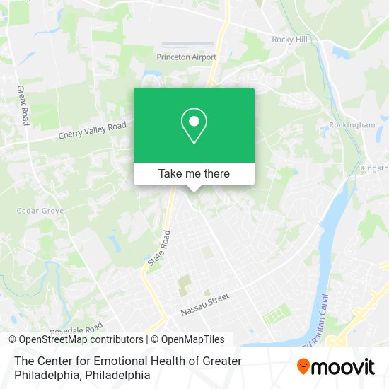 The Center for Emotional Health of Greater Philadelphia map