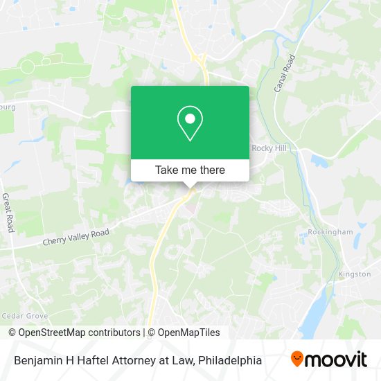 Benjamin H Haftel Attorney at Law map