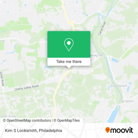 Kim S Locksmith map
