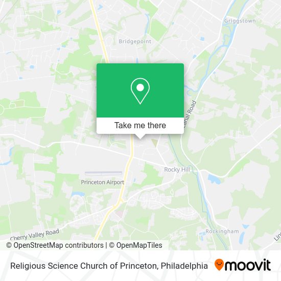 Mapa de Religious Science Church of Princeton