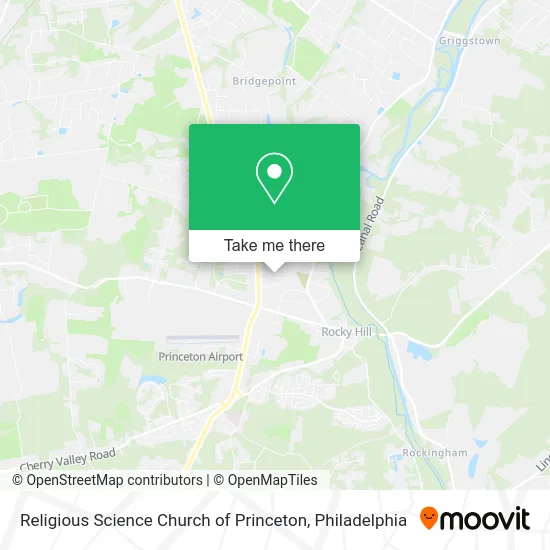 Religious Science Church of Princeton map