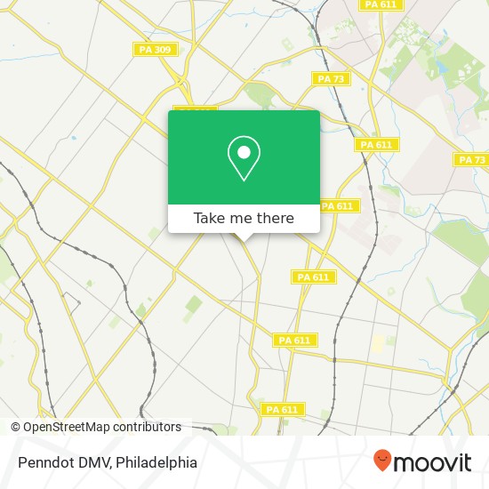 Mapa de Penndot DMV