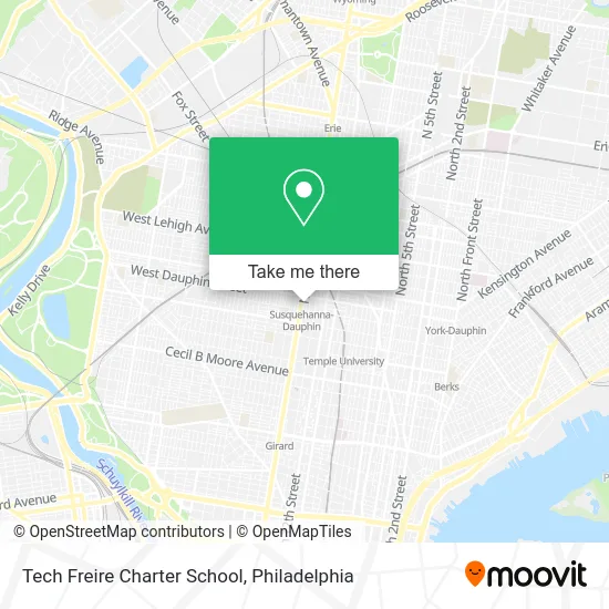 Tech Freire Charter School map