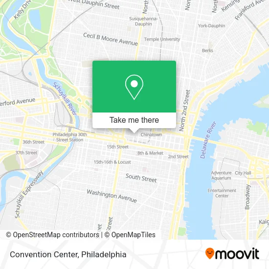 Convention Center map