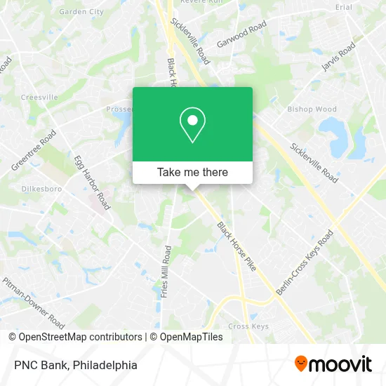 PNC Bank map