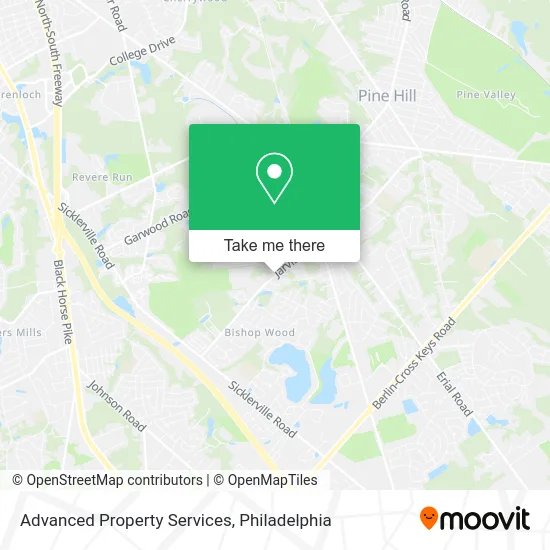 Advanced Property Services map