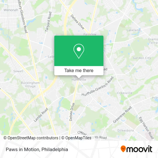 Mapa de Paws in Motion