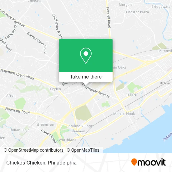 Chickos Chicken map