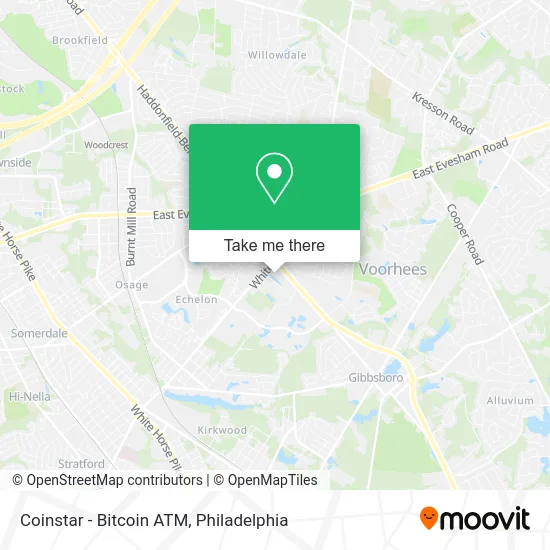 Coinstar - Bitcoin ATM map