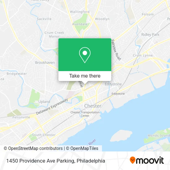 1450 Providence Ave Parking map