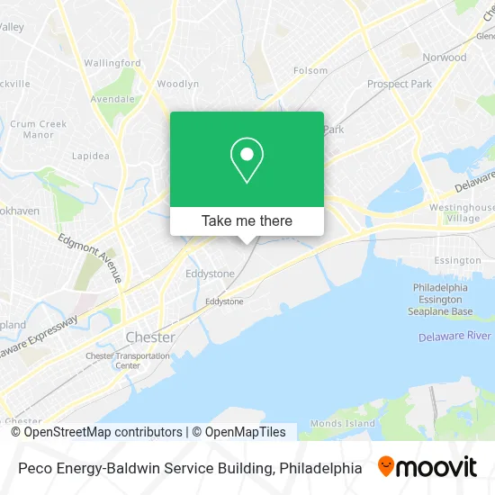 Peco Energy-Baldwin Service Building map