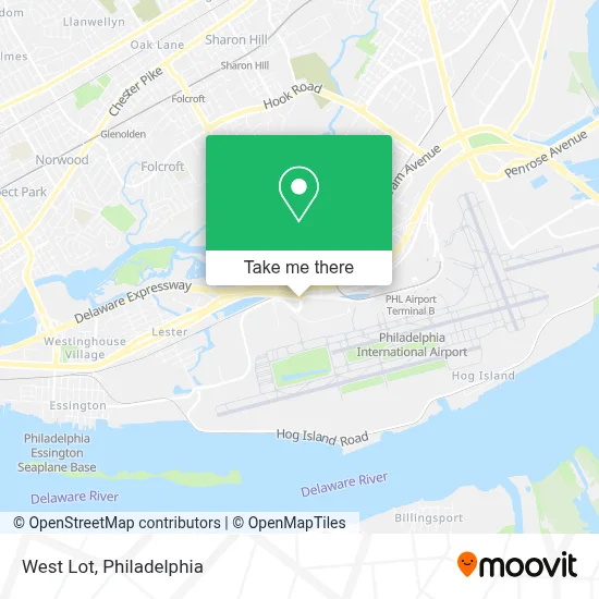 West Lot map