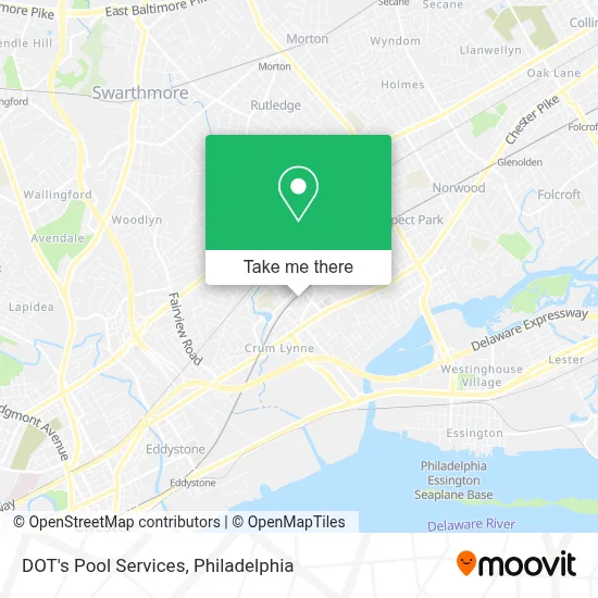 DOT's Pool Services map