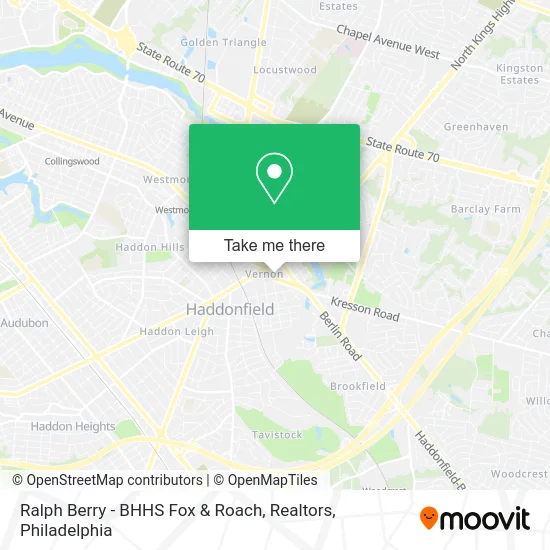 Ralph Berry - BHHS Fox & Roach, Realtors map