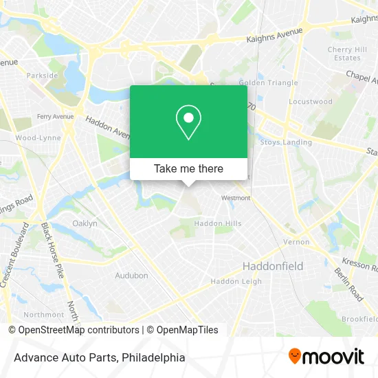 Advance Auto Parts map