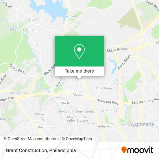 Grant Construction map