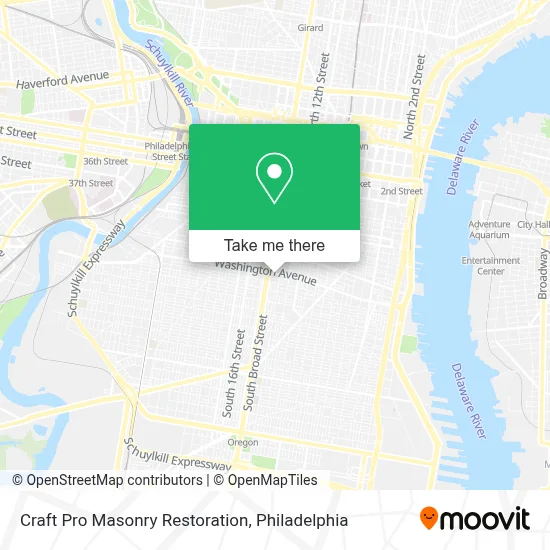 Craft Pro Masonry Restoration map