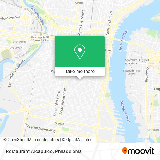 Restaurant Alcapulco map