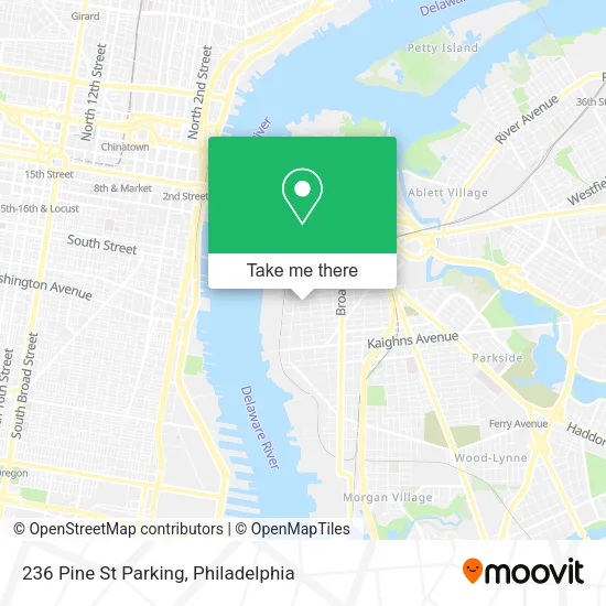 236 Pine St Parking map