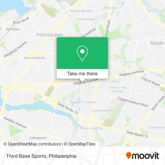 Third Base Sports map