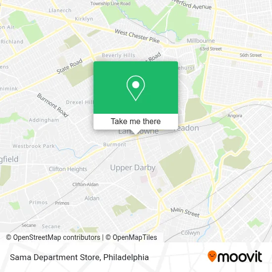 Sama Department Store map