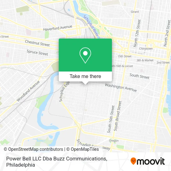 Mapa de Power Bell LLC Dba Buzz Communications