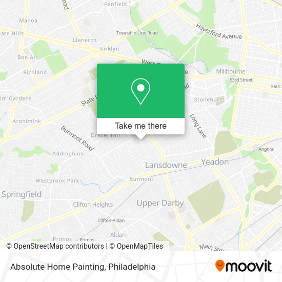 Absolute Home Painting map