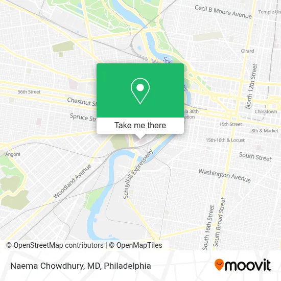 Naema Chowdhury, MD map