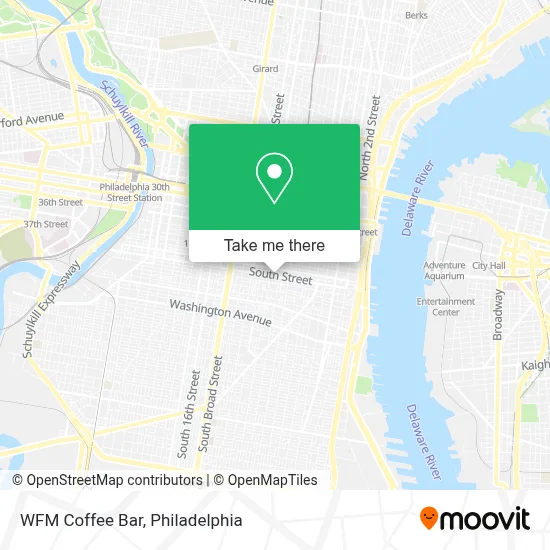 WFM Coffee Bar map