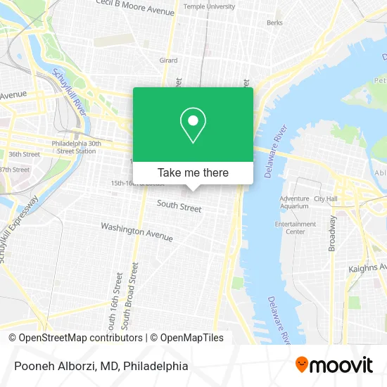 Mapa de Pooneh Alborzi, MD