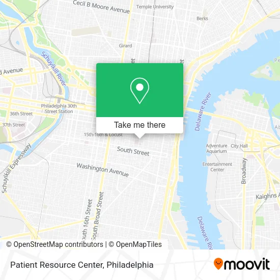 Mapa de Patient Resource Center