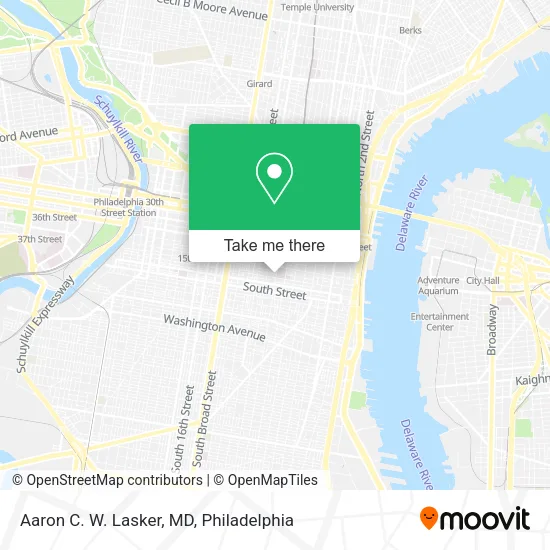 Aaron C. W. Lasker, MD map