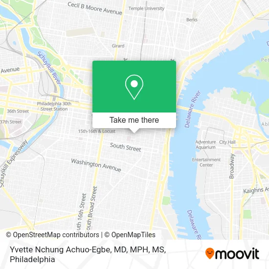 Mapa de Yvette Nchung Achuo-Egbe, MD, MPH, MS