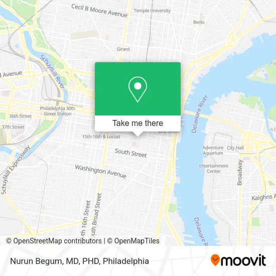 Nurun Begum, MD, PHD map