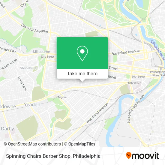 Spinning Chairs Barber Shop map