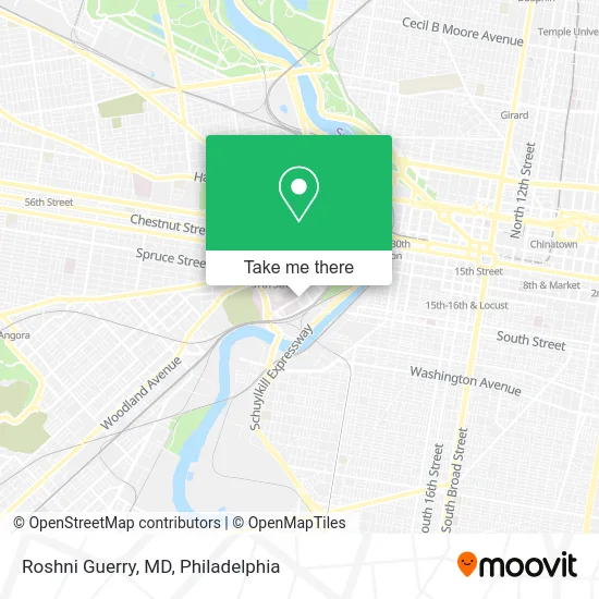 Roshni Guerry, MD map